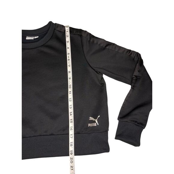 Puma black, cropped sweatshirt with one shoulder cutout - L - Picture 8 of 10